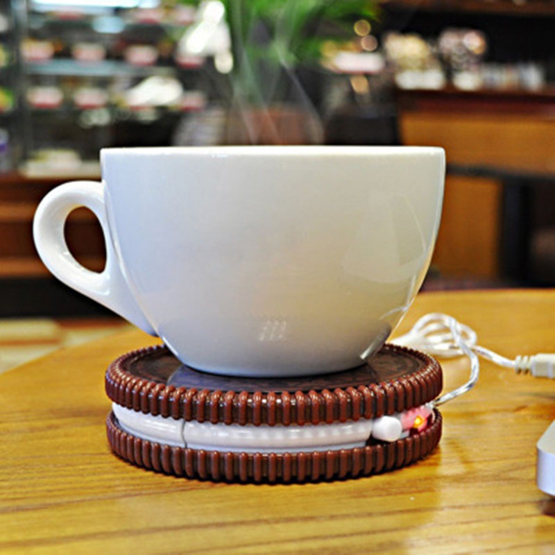 Cookie-Shaped Coaster, Insulated Soft Rubber Mat