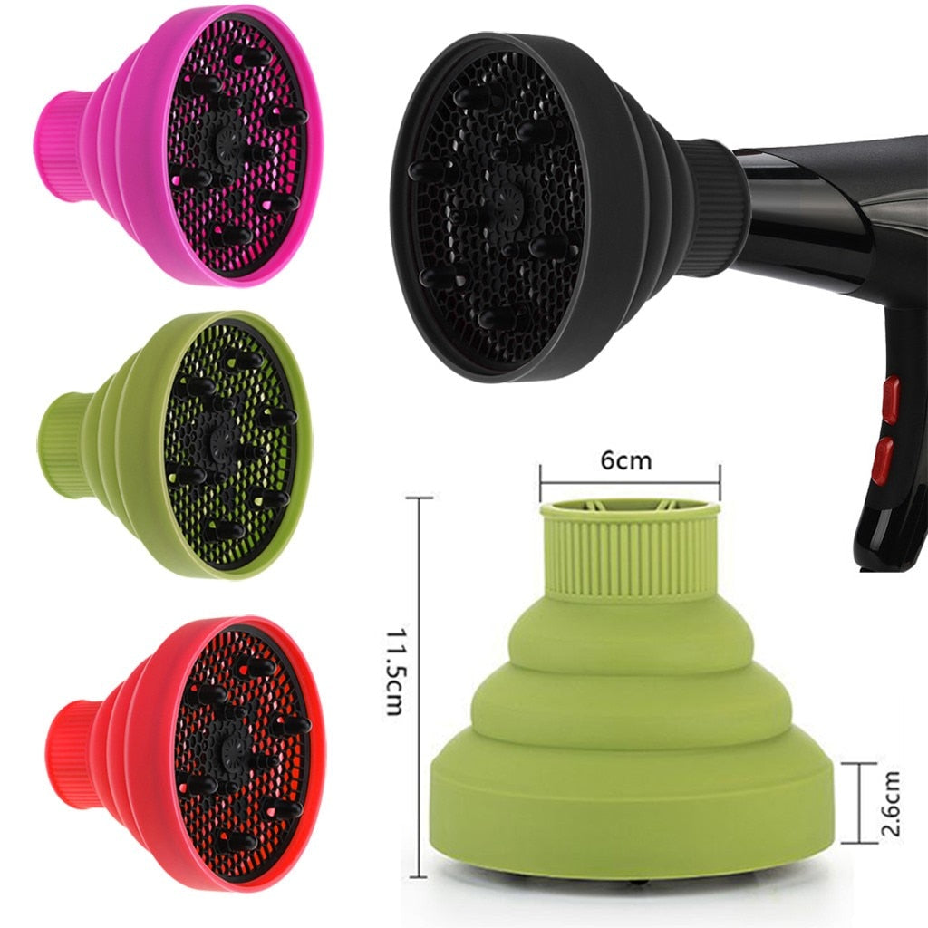 Silicone Folding Diffuser f\For Hair Drying And Styling