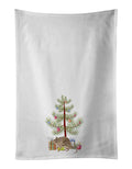 Zebra Mouse Merry Christmas Kitchen Towel Set of 2
