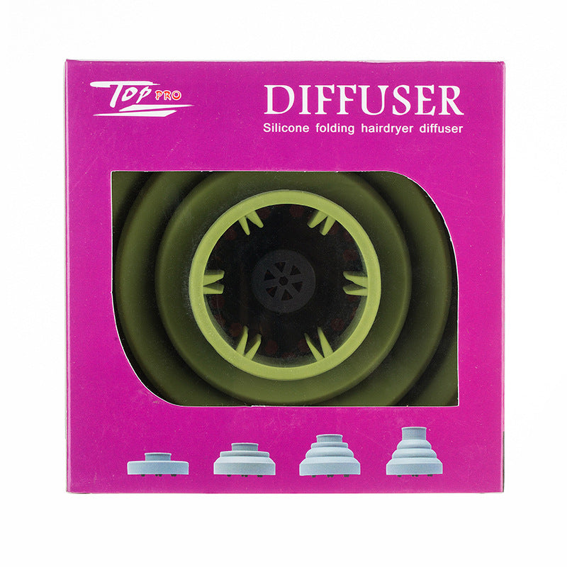Silicone Folding Diffuser f\For Hair Drying And Styling