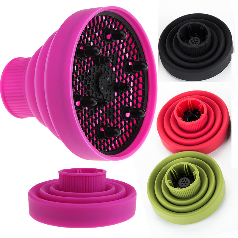 Silicone Folding Diffuser f\For Hair Drying And Styling