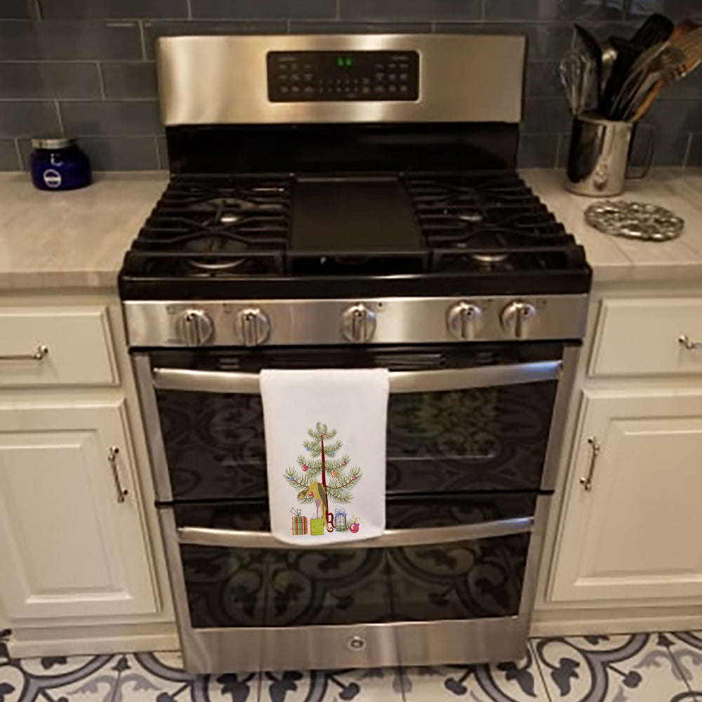 Jibso Canary Merry Christmas Kitchen Towel Set of 2