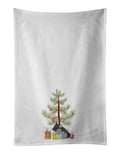 Black Velvet Chinchilla Merry Christmas Kitchen Towel Set of 2