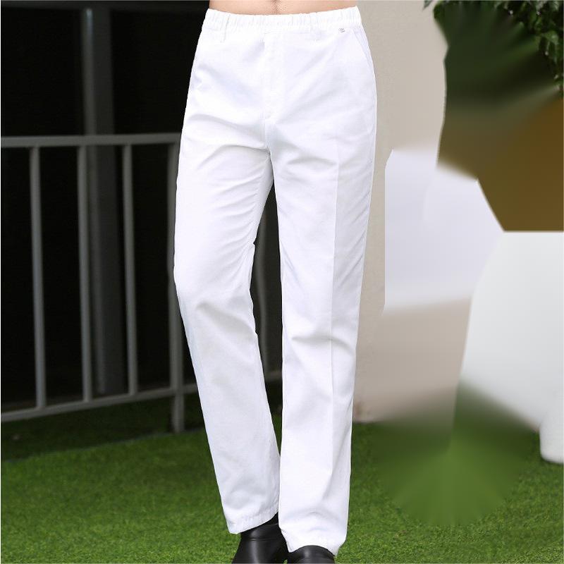 Striped Chef's Pants and Elastic Dining Room Pants