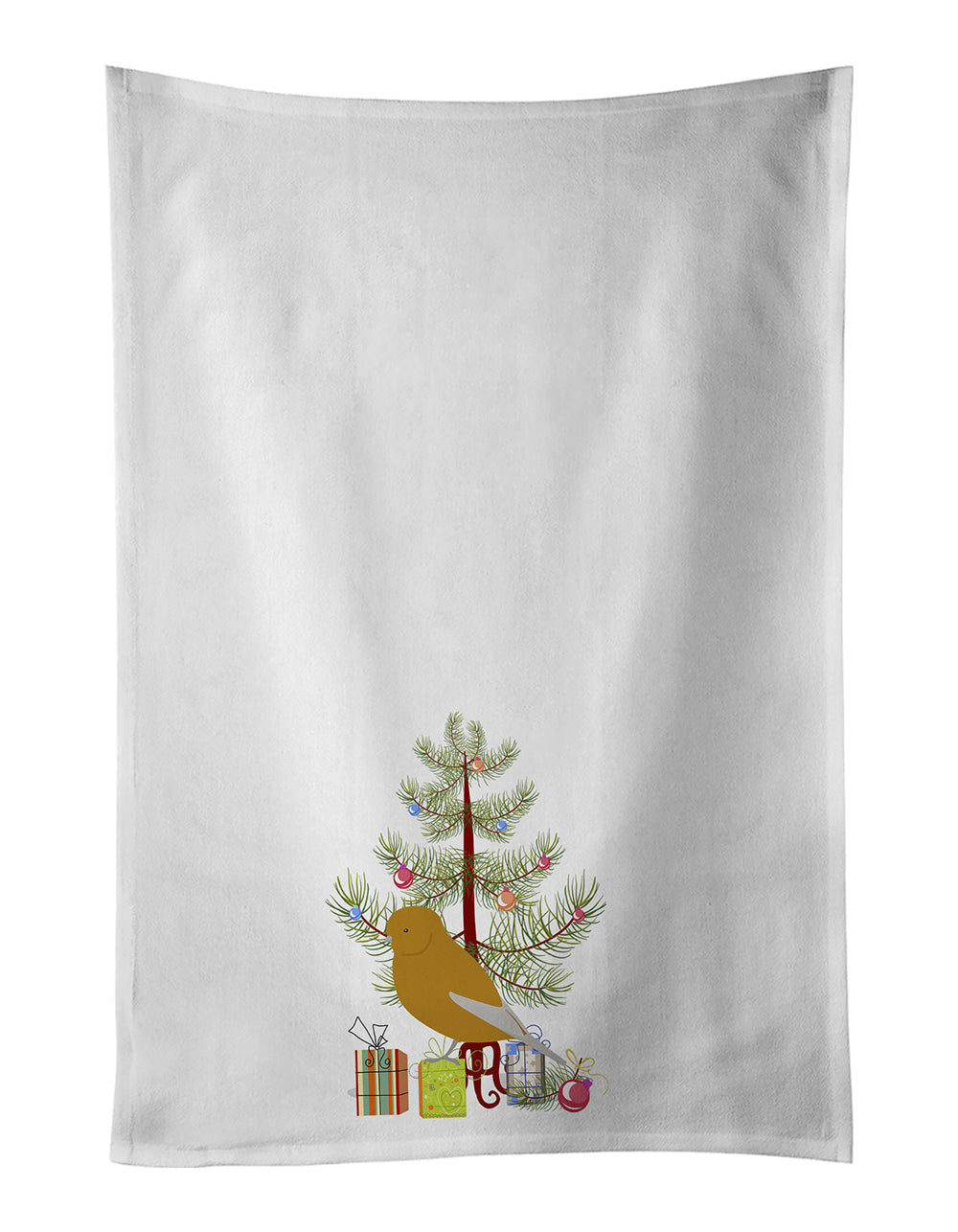 Norwich Canary Merry Christmas Kitchen Towel Set of 2