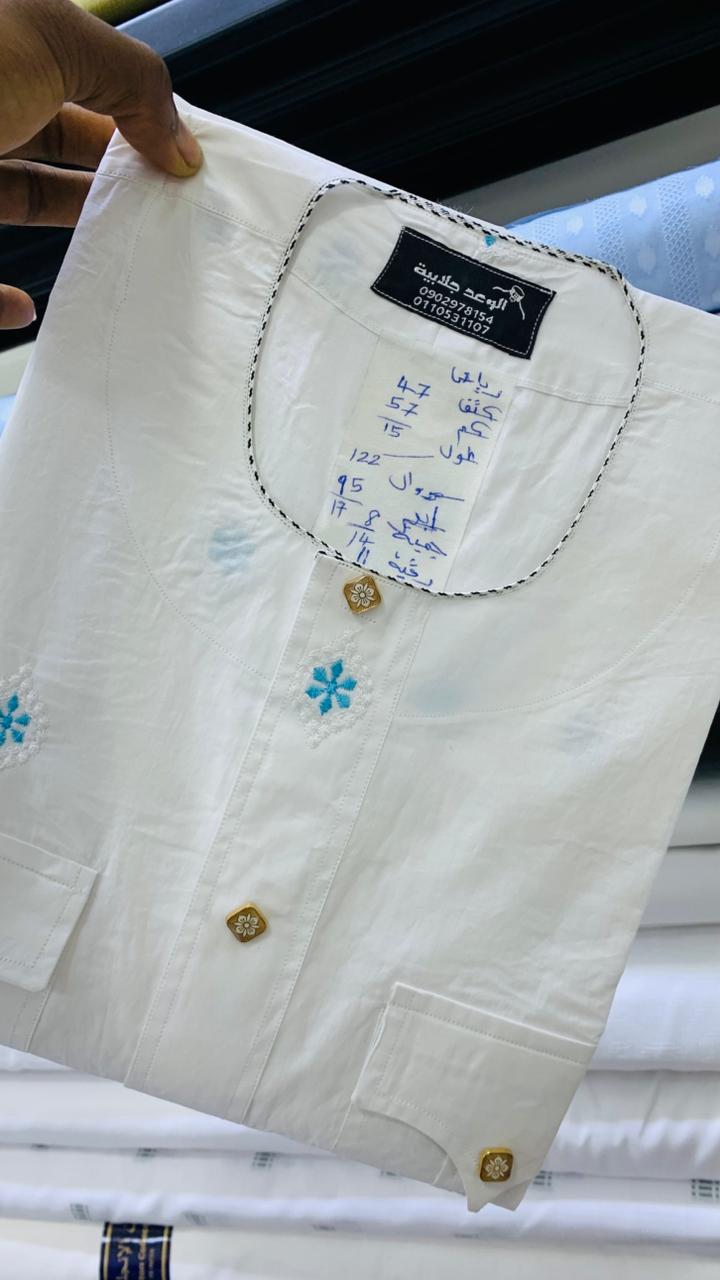 جلابية رجالية فاخرة – تفصيل حسب الطلب
Premium Jalabiya – Custom Tailored